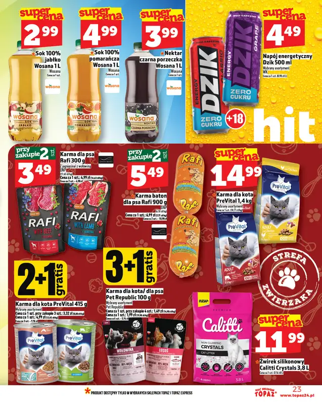 TOPAZ - gazetka promocyjna Gazetka od czwartku 18.09 do środy 24.09 - strona 23
