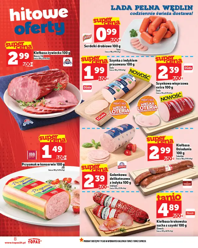 TOPAZ - gazetka promocyjna Gazetka od czwartku 18.09 do środy 24.09 - strona 8
