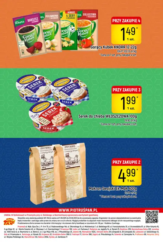 Delikatesy Piotruś Pan - gazetka promocyjna Gazetka od czwartku 11.09 do soboty 20.09 - strona 28