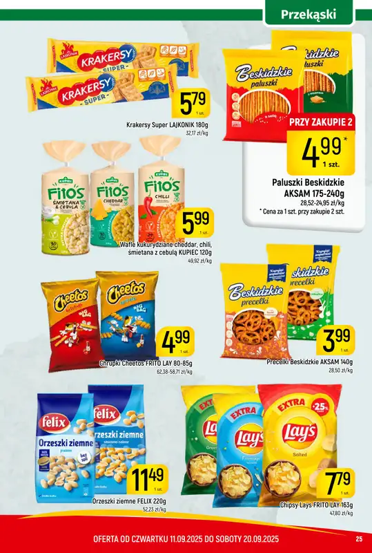 Delikatesy Piotruś Pan - gazetka promocyjna Gazetka od czwartku 11.09 do soboty 20.09 - strona 25