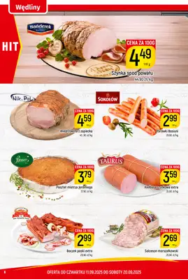 Delikatesy Piotruś Pan - gazetka promocyjna Gazetka od czwartku 11.09 do soboty 20.09 - strona 6