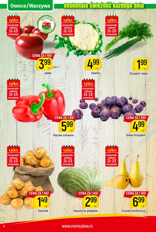 Delikatesy Piotruś Pan - gazetka promocyjna Gazetka od czwartku 11.09 do soboty 20.09 - strona 2