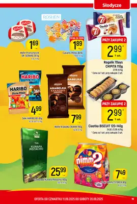 Delikatesy Piotruś Pan - gazetka promocyjna Gazetka od czwartku 11.09 do soboty 20.09 - strona 19