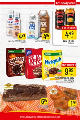 Delikatesy Piotruś Pan - gazetka promocyjna Gazetka od czwartku 11.09 do soboty 20.09 - strona 7