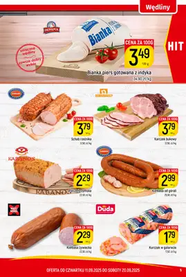 Delikatesy Piotruś Pan - gazetka promocyjna Gazetka od czwartku 11.09 do soboty 20.09 - strona 5