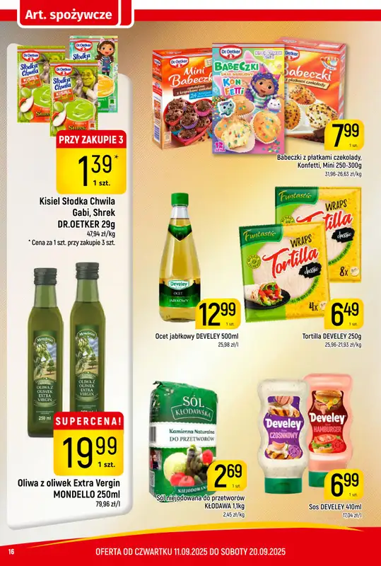 Delikatesy Piotruś Pan - gazetka promocyjna Gazetka od czwartku 11.09 do soboty 20.09 - strona 16