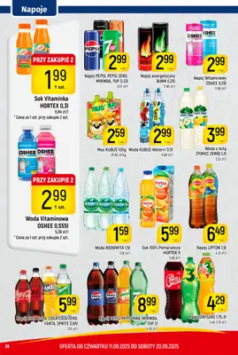 Delikatesy Piotruś Pan - gazetka promocyjna Gazetka od czwartku 11.09 do soboty 20.09 - strona 26