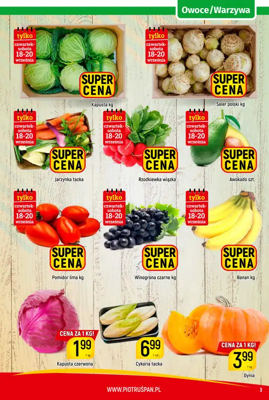 Delikatesy Piotruś Pan - gazetka promocyjna Gazetka od czwartku 11.09 do soboty 20.09 - strona 3