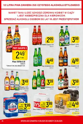 Delikatesy Piotruś Pan - gazetka promocyjna Gazetka od czwartku 11.09 do soboty 20.09 - strona 24