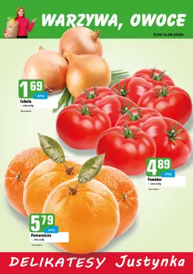 Delikatesy Justynka - gazetka promocyjna Plakaty promocyjne od czwartku 11.09 do niedzieli 14.09 - strona 2 Delikatesy Justynka - gazetka promocyjna Plakaty promocyjne od czwartku 11.09 do niedzieli 14.09 - strona 2