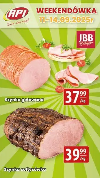API Market - gazetka promocyjna Weekendówka od czwartku 11.09 do niedzieli 14.09