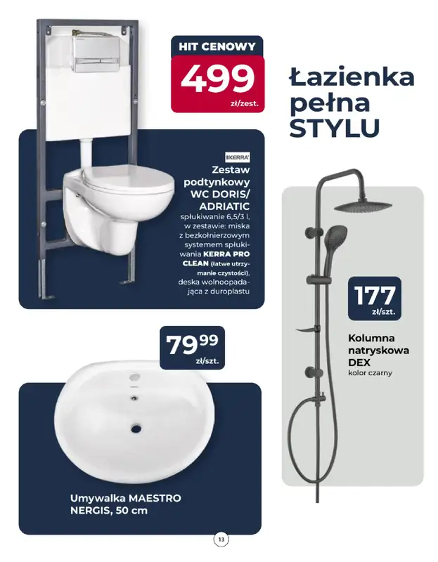 PSB Mrówka - gazetka promocyjna Gazetka od czwartku 11.09 do soboty 20.09 - strona 13