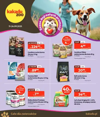 KAKADU - gazetka promocyjna Gazetka od czwartku 11.09 do środy 24.09