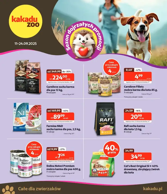 KAKADU - gazetka promocyjna Gazetka od czwartku 11.09 do środy 24.09