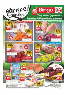 Bingo - gazetka promocyjna Gazetka od wtorku 16.09 do soboty 27.09