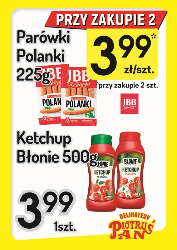 Delikatesy Piotruś Pan - gazetka promocyjna Plakaty promocyjne od środy 10.09 do środy 17.09