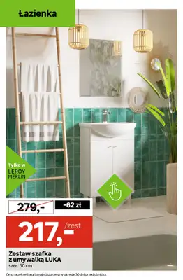 Leroy Merlin - gazetka promocyjna PROMOCJE - Łazienka od czwartku 11.09 do wtorku 23.09 - strona 2 Leroy Merlin - gazetka promocyjna PROMOCJE - Łazienka od czwartku 11.09 do wtorku 23.09 - strona 2