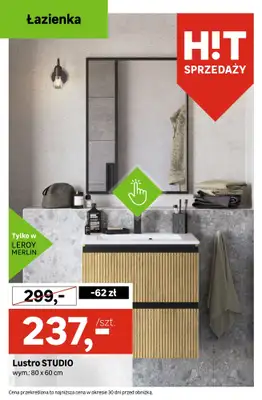 Leroy Merlin - gazetka promocyjna PROMOCJE - Łazienka od czwartku 11.09 do wtorku 23.09 - strona 3 Leroy Merlin - gazetka promocyjna PROMOCJE - Łazienka od czwartku 11.09 do wtorku 23.09 - strona 3