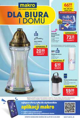 Makro - gazetka promocyjna Oferta dla biura i domu od wtorku 16.09 do poniedziałku 13.10