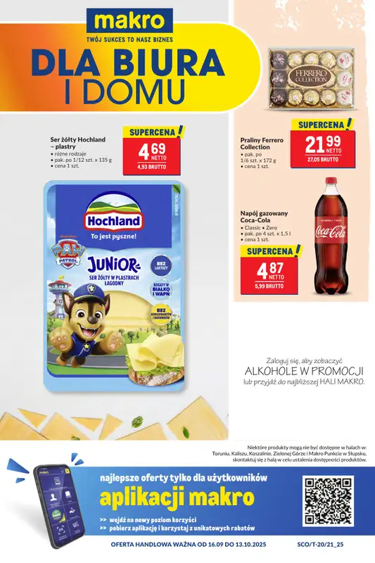 Makro - gazetka promocyjna Oferta dla biura i domu od wtorku 16.09 do poniedziałku 13.10 - strona 18