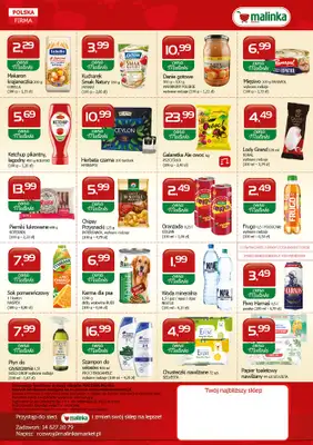 MALINKA - gazetka promocyjna Gazetka od czwartku 11.09 do środy 24.09 - strona 2 MALINKA - gazetka promocyjna Gazetka od czwartku 11.09 do środy 24.09 - strona 2