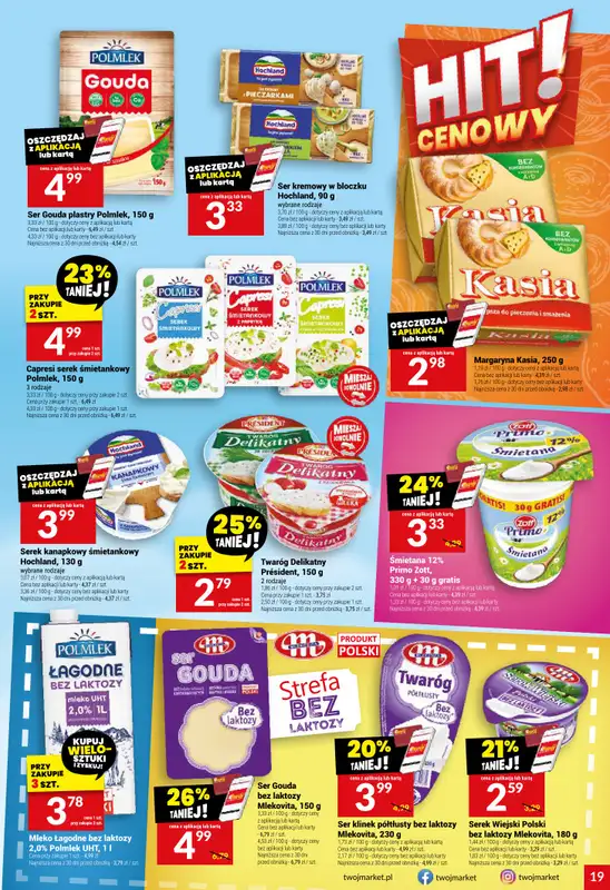 Twój Market - gazetka promocyjna Gazetka od środy 10.09 do wtorku 16.09 - strona 19