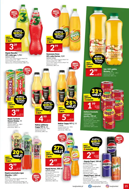 Twój Market - gazetka promocyjna Gazetka od środy 10.09 do wtorku 16.09 - strona 25