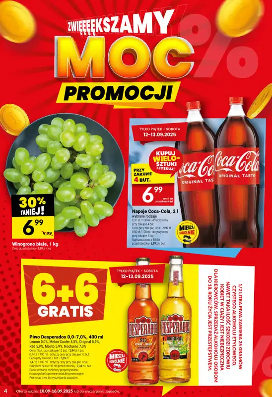 Twój Market - gazetka promocyjna Gazetka od środy 10.09 do wtorku 16.09 - strona 4