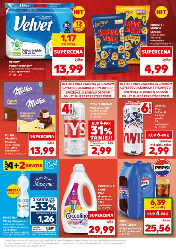 Kaufland - gazetka promocyjna Mocny Start od poniedziałku 15.09 do środy 17.09 - strona 11