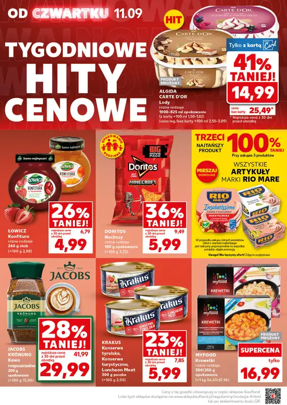Kaufland - gazetka promocyjna Mocny Start od poniedziałku 15.09 do środy 17.09 - strona 10