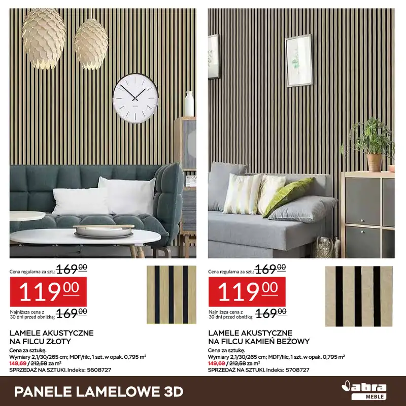Abra Meble - gazetka promocyjna Mega okazje na panele od piątku 12.09 do czwartku 25.09 - strona 15