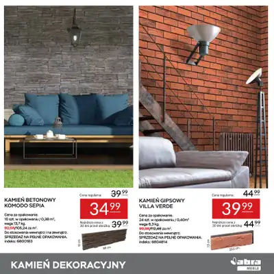 Abra Meble - gazetka promocyjna Mega okazje na panele od piątku 12.09 do czwartku 25.09 - strona 17 Abra Meble - gazetka promocyjna Mega okazje na panele od piątku 12.09 do czwartku 25.09 - strona 17