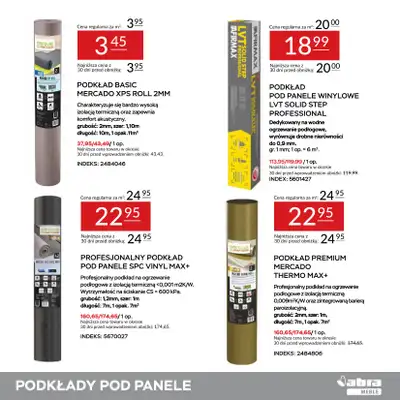 Abra Meble - gazetka promocyjna Mega okazje na panele od piątku 12.09 do czwartku 25.09 - strona 13 Abra Meble - gazetka promocyjna Mega okazje na panele od piątku 12.09 do czwartku 25.09 - strona 13