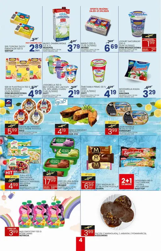 Wafelek - gazetka promocyjna Gazetka od poniedziałku 15.09 do soboty 27.09 - strona 4