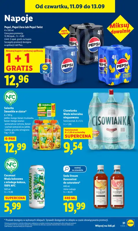 Lidl - gazetka promocyjna Oferta od czwartku od czwartku 11.09 do soboty 13.09 - strona 33