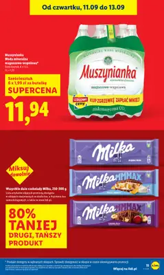 Lidl - gazetka promocyjna Oferta od czwartku od czwartku 11.09 do soboty 13.09 - strona 11