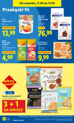 Lidl - gazetka promocyjna Oferta od czwartku od czwartku 11.09 do soboty 13.09 - strona 40