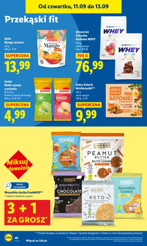 Lidl - gazetka promocyjna Oferta od czwartku od czwartku 11.09 do soboty 13.09 - strona 40