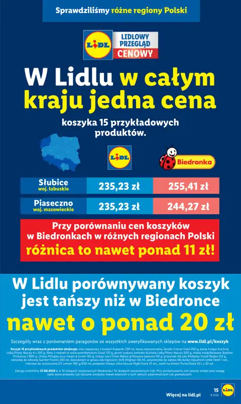 Lidl - gazetka promocyjna Oferta od czwartku od czwartku 11.09 do soboty 13.09 - strona 15