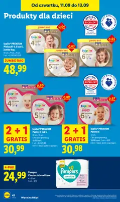 Lidl - gazetka promocyjna Oferta od czwartku od czwartku 11.09 do soboty 13.09 - strona 48