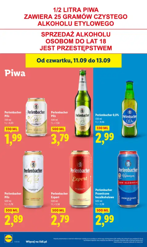 Lidl - gazetka promocyjna Oferta od czwartku od czwartku 11.09 do soboty 13.09 - strona 38