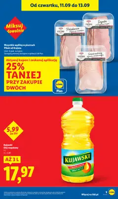 Lidl - gazetka promocyjna Oferta od czwartku od czwartku 11.09 do soboty 13.09 - strona 9
