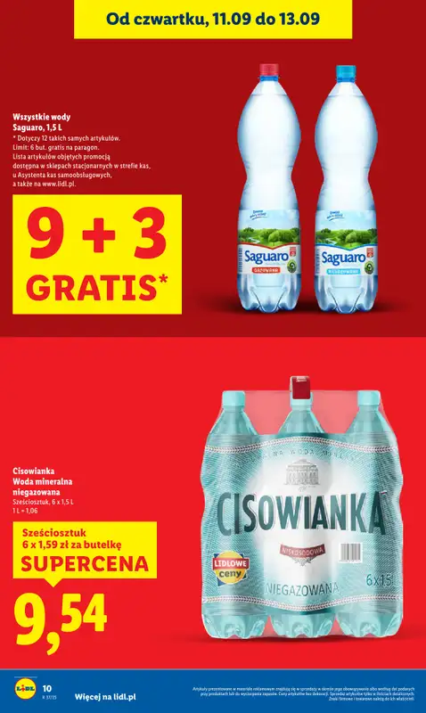 Lidl - gazetka promocyjna Oferta od czwartku od czwartku 11.09 do soboty 13.09 - strona 10