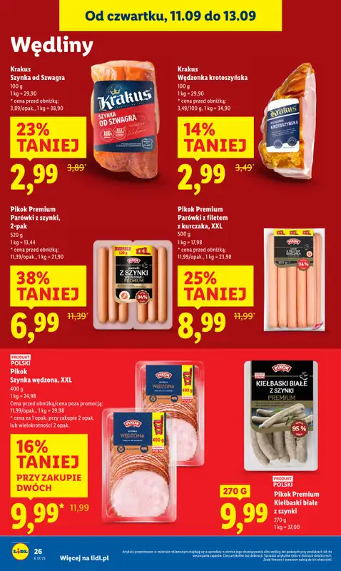 Lidl - gazetka promocyjna Oferta od czwartku od czwartku 11.09 do soboty 13.09 - strona 28