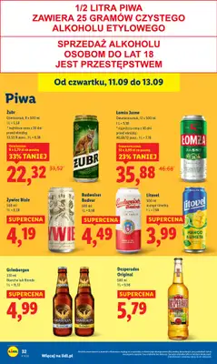 Lidl - gazetka promocyjna Oferta od czwartku od czwartku 11.09 do soboty 13.09 - strona 36