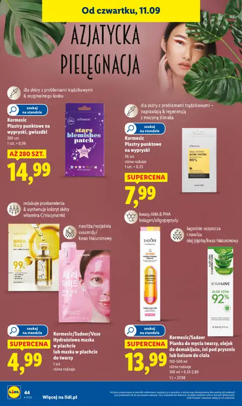 Lidl - gazetka promocyjna Oferta od czwartku od czwartku 11.09 do soboty 13.09 - strona 50