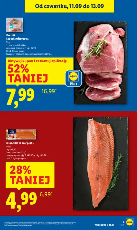 Lidl - gazetka promocyjna Oferta od czwartku od czwartku 11.09 do soboty 13.09 - strona 7
