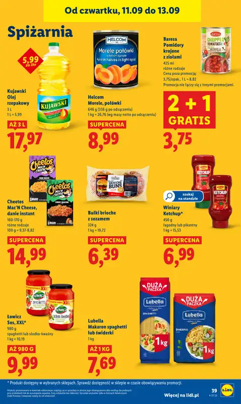 Lidl - gazetka promocyjna Oferta od czwartku od czwartku 11.09 do soboty 13.09 - strona 45