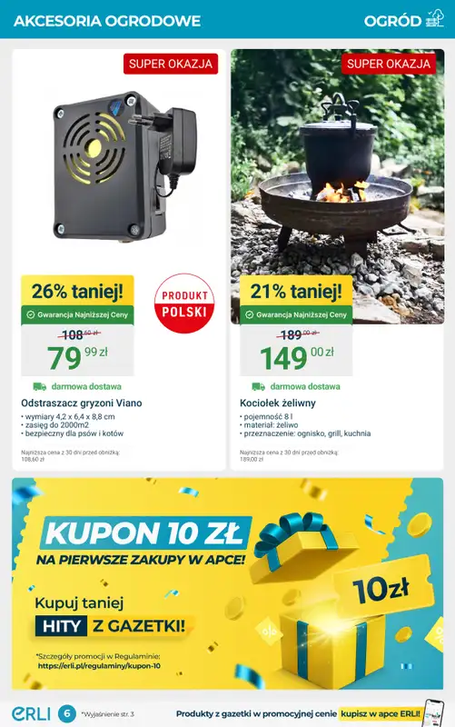 Erli - gazetka promocyjna Zobacz HOT OKAZJE! od poniedziałku 15.09 do niedzieli 28.09 - strona 6