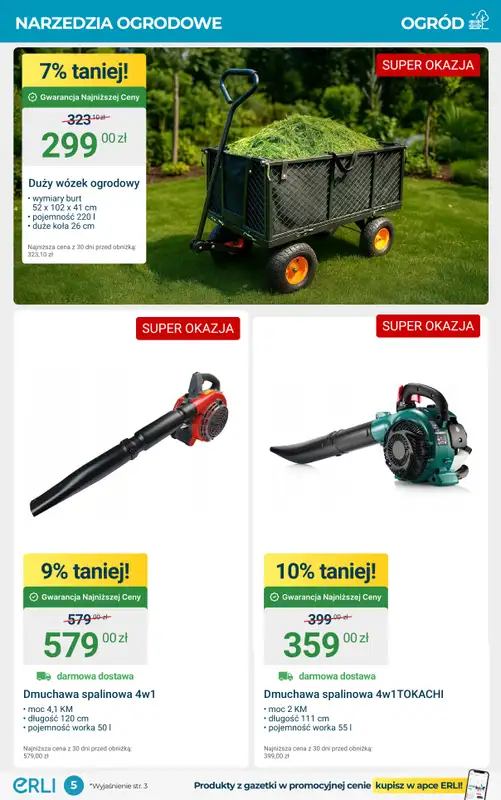 Erli - gazetka promocyjna Zobacz HOT OKAZJE! od poniedziałku 15.09 do niedzieli 28.09 - strona 5